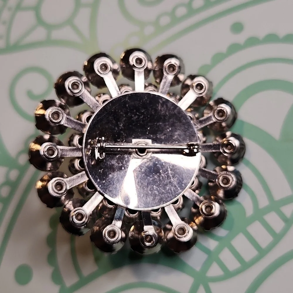 Vintage Rhinestone Brooch - Picture 2 of 3